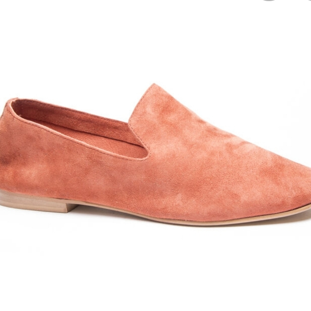 Rust suede Chinese Laundry flats